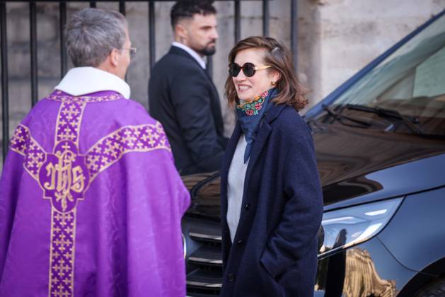 Paris, France le 24 avril 2026 - Obseques de l actrice Nathalie Baye en l Eglise St Sulpice - Funeral of actress Nathalie Baye in St Sulpice Church - Ici Emmanuel Devos  Copyright: xSebastienxTOUBONx
