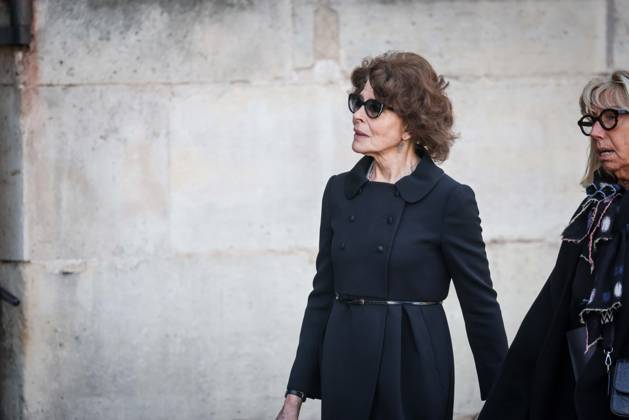 Paris, France le 24 avril 2026 - Obseques de l actrice Nathalie Baye en l Eglise St Sulpice - Funeral of actress Nathalie Baye in St Sulpice Church - Ici Fanny Ardant  Copyright: xSebastienxTOUBONx