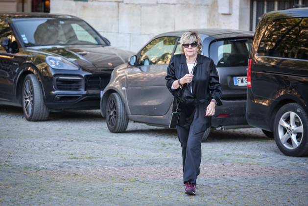 Paris, France le 24 avril 2026 - Obseques de l actrice Nathalie Baye en l Eglise St Sulpice - Funeral of actress Nathalie Baye in St Sulpice Church - Ici Michele Marchand, dite Mimi Marchand  Copyright: xSebastienxTOUBONx