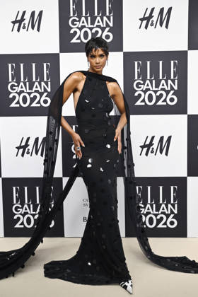 STOCKHOLM, SWEDEN 20260424 Malaika Holmén arrives at the Elle gala at the Grand Hotel on Friday STOCKHOLM SWEDEN x10080x  Copyright: xFredrikxSandberg TTx ELLE GALAN 2026 vFwitZlHiGY