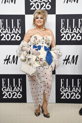 STOCKHOLM, SWEDEN 20260424 Linnea Henriksson arrives at the Elle gala at the Grand Hotel on Friday STOCKHOLM SWEDEN x10080x  Copyright: xFredrikxSandberg TTx ELLE GALAN 2026 2mwBIhOIfjI