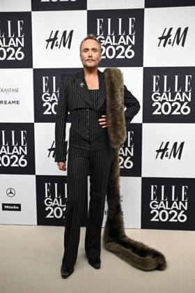 STOCKHOLM, SWEDEN 20260424 Edvin Törnblom arrives at the Elle gala at the Grand Hotel on Friday STOCKHOLM SWEDEN x10080x  Copyright: xFredrikxSandberg TTx ELLE GALAN 2026 be_E9UonNUo