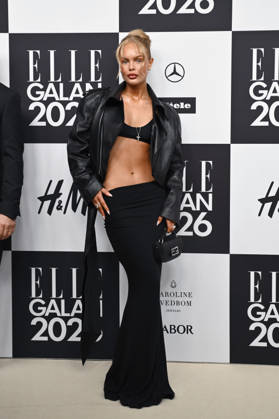 STOCKHOLM, SWEDEN 20260424 Saga Frisk Sundberg arrives at the Elle gala at the Grand Hotel on Friday STOCKHOLM SWEDEN x10080x  Copyright: xFredrikxSandberg TTx ELLE GALAN 2026 oojVJ9iQU_0