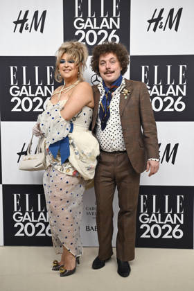 STOCKHOLM, SWEDEN 20260424 Linnea Henriksson and Wille Alin arrive at the Elle gala at the Grand Hotel on Friday STOCKHOLM SWEDEN x10080x  Copyright: xFredrikxSandberg TTx ELLE GALAN 2026 ugWruFdfGmI