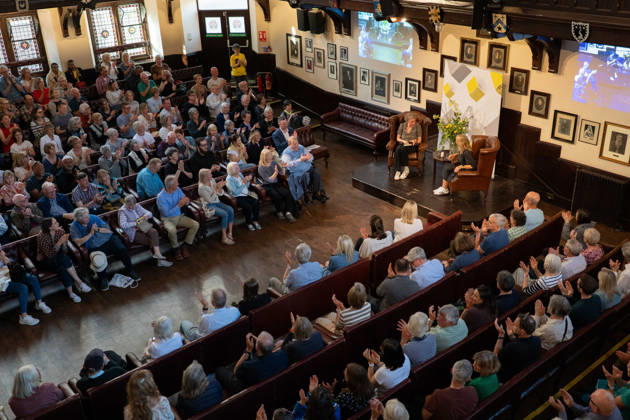 Sophie Raworth speaking at Cambridge Literary Festival 2026 at Cambridge Union in Cambridge, UK on 24 April 2026 Catherine Carr, Sophie Raworth at Sophie Raworth speaking at Cambridge Literary Festival 2026 at Cambridge Union in Cambridge, UK on 24 April 2026, Credit:Stephen Keable Avalon UK, Cambridgeshire, Cambridge, Cambridge Union  Copyright: xStephenxKeablex xAvalonx 1094070856