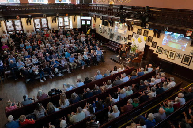 Sophie Raworth speaking at Cambridge Literary Festival 2026 at Cambridge Union in Cambridge, UK on 24 April 2026 Catherine Carr, Sophie Raworth at Sophie Raworth speaking at Cambridge Literary Festival 2026 at Cambridge Union in Cambridge, UK on 24 April 2026, Credit:Stephen Keable Avalon UK, Cambridgeshire, Cambridge, Cambridge Union  Copyright: xStephenxKeablex xAvalonx 1094070868