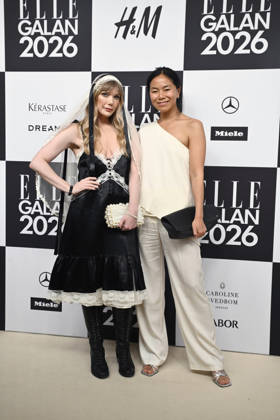 STOCKHOLM, SWEDEN 20260424 Emily Dahl and Annika Norman arrive at the Elle gala at the Grand Hotel on Friday STOCKHOLM SWEDEN x10080x  Copyright: xFredrikxSandberg TTx ELLE GALAN 2026 EMsIGmmpcmw