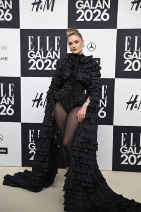 STOCKHOLM, SWEDEN 20260424 Alicia Agneson arrives at the Elle gala at the Grand Hotel on Friday STOCKHOLM SWEDEN x10080x  Copyright: xFredrikxSandberg TTx ELLE GALAN 2026 ttk9AeOkQWg