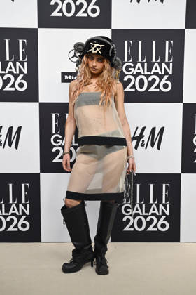 STOCKHOLM, SWEDEN 20260424 Yaeger arrives at the Elle gala at the Grand Hotel on Friday STOCKHOLM SWEDEN x10080x  Copyright: xFredrikxSandberg TTx ELLE GALAN 2026 kSD6__UXdRM
