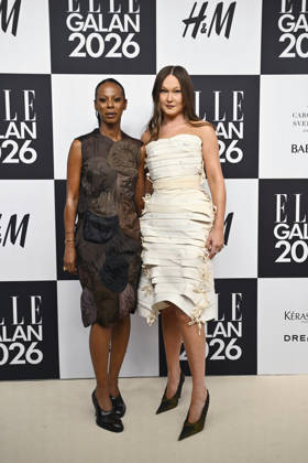STOCKHOLM, SWEDEN 20260424 Lili Assefa and company arrive at the Elle gala at the Grand Hotel on Friday STOCKHOLM SWEDEN x10080x  Copyright: xFredrikxSandberg TTx ELLE GALAN 2026 sk59LSpjZ_s