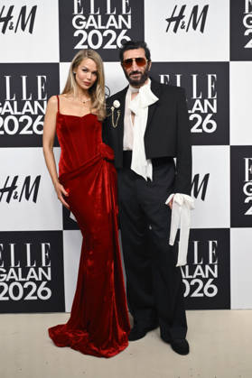 STOCKHOLM, SWEDEN 20260424 Clara Hallencreutz Fares and Fares Fares arrive at the Elle gala at the Grand Hotel on Friday STOCKHOLM SWEDEN x10080x  Copyright: xFredrikxSandberg TTx ELLE GALAN 2026 nuFydGpjMKU