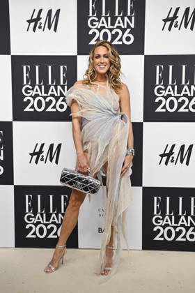 STOCKHOLM, SWEDEN 20260424 Therese Alshammar arrives at the Elle gala at the Grand Hotel on Friday STOCKHOLM SWEDEN x10080x  Copyright: xFredrikxSandberg TTx ELLE GALAN 2026 tZzmcluc9a8