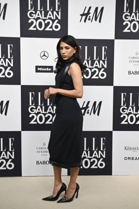 STOCKHOLM, SWEDEN 20260424 Evin Ahmad arrives at the Elle gala at the Grand Hotel on Friday STOCKHOLM SWEDEN x10080x  Copyright: xFredrikxSandberg TTx ELLE GALAN 2026 xbVeIcsNvJk
