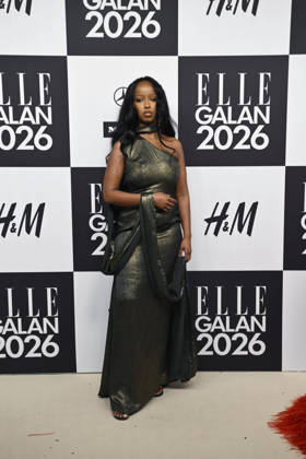 STOCKHOLM, SWEDEN 20260424 Faysa Idle arrives at the Elle gala at the Grand Hotel on Friday STOCKHOLM SWEDEN x10080x  Copyright: xFredrikxSandberg TTx ELLE GALAN 2026 xb8pA-xQuH4