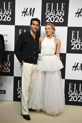 STOCKHOLM, SWEDEN 20260424 Josef Fares and Josefin Dahlberg arrive at the Elle gala at the Grand Hotel on Friday STOCKHOLM SWEDEN x10080x  Copyright: xFredrikxSandberg TTx ELLE GALAN 2026 Cp_DgihFWK0