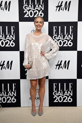 STOCKHOLM, SWEDEN 20260424 Ebba von Sydow arrives at the Elle gala at the Grand Hotel on Friday STOCKHOLM SWEDEN x10080x  Copyright: xFredrikxSandberg TTx ELLE GALAN 2026 SD44OuWy4Rk