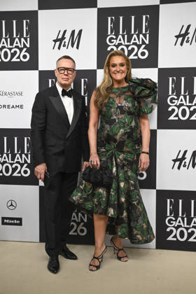 STOCKHOLM, SWEDEN 20260424 Robert Nordberg and Angelina Jolin arrive at the Elle gala at the Grand Hotel on Friday STOCKHOLM SWEDEN x10080x  Copyright: xFredrikxSandberg TTx ELLE GALAN 2026 yg6LbUfZz54
