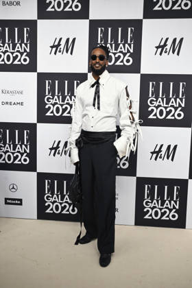 STOCKHOLM, SWEDEN 20260424 Ahmed Behran arrives at the Elle gala at the Grand Hotel on Friday STOCKHOLM SWEDEN x10080x  Copyright: xFredrikxSandberg TTx ELLE GALAN 2026 7-G8Sx3rd-g