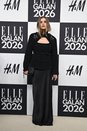 STOCKHOLM, SWEDEN 20260424 Ida Lova Saga Lind arrives at the Elle gala at the Grand Hotel on Friday STOCKHOLM SWEDEN x10080x  Copyright: xFredrikxSandberg TTx ELLE GALAN 2026 5j-vb3p1V8E