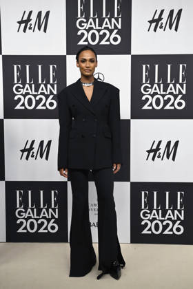 STOCKHOLM, SWEDEN 20260424 Nanna Blondell arrives at the Elle gala at the Grand Hotel on Friday STOCKHOLM SWEDEN x10080x  Copyright: xFredrikxSandberg TTx ELLE GALAN 2026 5H2-2SPDyN0