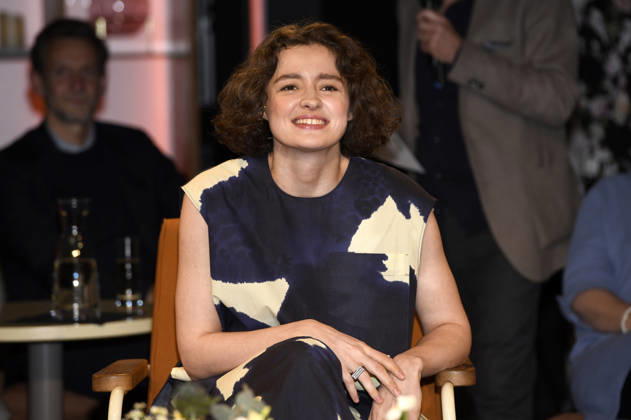 Anastasia Kobekina bei der Aufzeichnung der RB Talkshow 3nach9 im Radio Bremen-Studio. Bremen, 24.04.2026