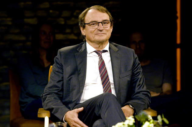 Andreas Englisch bei der Aufzeichnung der RB Talkshow 3nach9 im Radio Bremen-Studio. Bremen, 24.04.2026