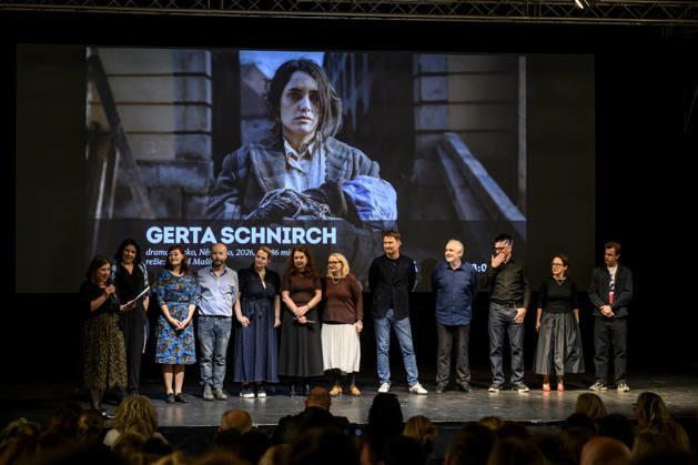 Screening of the film Gerta Schnirch, based on the award-winning novel The Expulsion of Gerta Schnirch by Katerina Tuckova in Usti nad Labem, Czech Republic, April 24, 2026. (CTKxPhoto OndrejxHajek) CTKPhotoP2026042408732  CTKPhotoP2026042408732