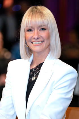 MDR - Riverboat. Sängerin Christin Stark anläßlich der Aufzeichnung der MDR - Talkshow Riverboat am 24.04.2026 in der Mediacity Leipzig. 20260424ADO0028