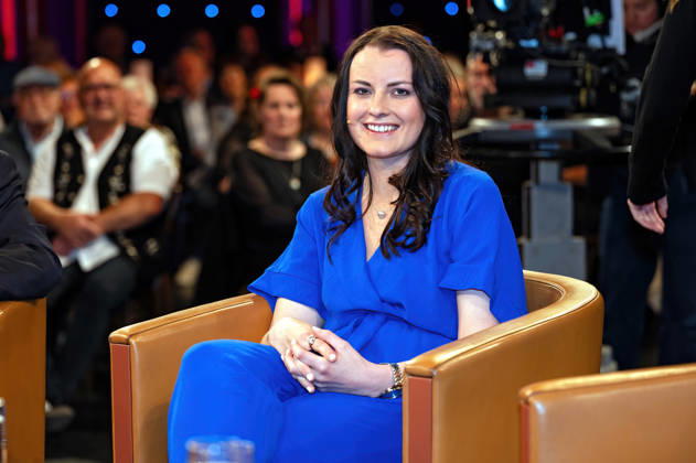 MDR - Riverboat. Nicole John ( Vorstandsvorsitzende Kinderklinikkonzerte Magdeburg und Notfallsanitäterin ) anläßlich der Aufzeichnung der MDR - Talkshow Riverboat am 24.04.2026 in der Mediacity Leipzig. 20260424ADO0031