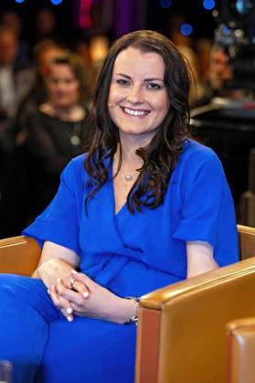 MDR - Riverboat. Nicole John ( Vorstandsvorsitzende Kinderklinikkonzerte Magdeburg und Notfallsanitäterin ) anläßlich der Aufzeichnung der MDR - Talkshow Riverboat am 24.04.2026 in der Mediacity Leipzig. 20260424ADO0033