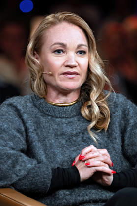 MDR - Riverboat. Schauspielerin Lisa Maria Potthoff anläßlich der Aufzeichnung der MDR - Talkshow Riverboat am 24.04.2026 in der Mediacity Leipzig. 20260424ADO0063