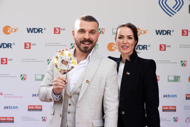 Edin Hasanovic, Melika Foroutan, Grimme-Preis 2026: Prominenz und starke Bilder von der Gala in Marl 7aIMG: 0555521 Grimme-Preis 2026: Prominenz und starke Bilder von der Gala in MarlNordrhein-Westfalen, Marl, Deutschland Copyright: 7aktuell.dex xMarcxGruber 0555521 20260424_7a_grimme26_555521