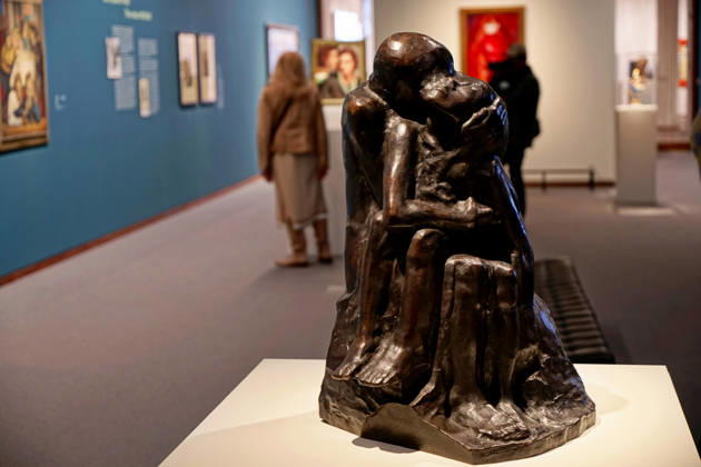 Ruin und Rausch. Berlin 1910-1930 , Ausstellung in der Neuen Nationalgalerie, Berlin, 24.04.2026 Käthe Kollwitz: Liebespaar II, 1913, Ruin und Rausch. Berlin 1910 - 1930 , Ausstellung Neue Nationalgalerie (25.04.2026 - 03.01.2027), Berlin, 24.04.2026 Berlin Neue Nationalgalerie Deutschland, germany Copyright: xChristianxBehringx