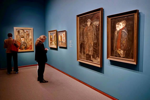 Ruin und Rausch. Berlin 1910-1930 , Ausstellung in der Neuen Nationalgalerie, Berlin, 24.04.2026 Rechts: 2 Bilder von Otto Nagel: Asylisten Weddinger Jungen, 1928, Ruin und Rausch. Berlin 1910 - 1930 , Ausstellung Neue Nationalgalerie (25.04.2026 - 03.01.2027), Berlin, 24.04.2026 Berlin Neue Nationalgalerie Deutschland, germany Copyright: xChristianxBehringx