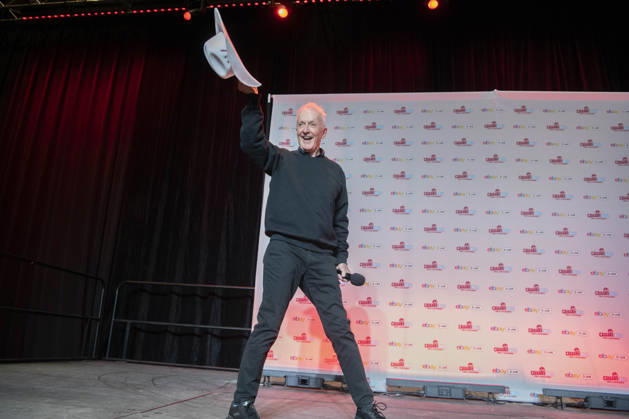 April 24, 2026, Calgary, Alberta, Canada: British actor ANTHONY DANIELS, famous for his role as C-3PO in Star Wars, speaks onstage during a panel at Calgary Expo 2026 at Stampede Park. Calgary Canada - ZUMAr123 20260424_zap_r123_001 Copyright: xBadenxRothx