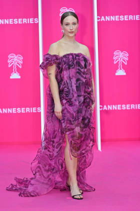 Pink Carpet - The 9th Canneseries International Festival - Day 2. FC CANNES, FRANCE - APRIL 24 Sannah Nedergard attends Day Two of the 9th Canneseries International Festival on April 24, 2026 in Cannes, France. Photo by Franck Castel ABACAPRESS.COM Cannes France  Copyright: xCastelxFranck ABACAx