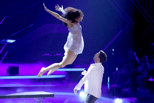 Sängerin Nadja Benaissa (No Angels) und Tänzer Vadim Garbuzov bei der siebten Tanzshow der 19. Staffel der RTL-Tanzshow Lets Dance im Coloneum. 24.04.2026 NRW Deutschland Copyright: xChristophxHardtx