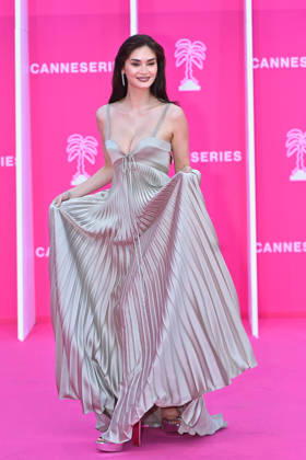 Pink Carpet - The 9th Canneseries International Festival - Day 2. FC CANNES, FRANCE - APRIL 24 Pia Wurtzbach attends Day Two of the 9th Canneseries International Festival on April 24, 2026 in Cannes, France. Photo by Franck Castel ABACAPRESS.COM Cannes France  Copyright: xCastelxFranck ABACAx