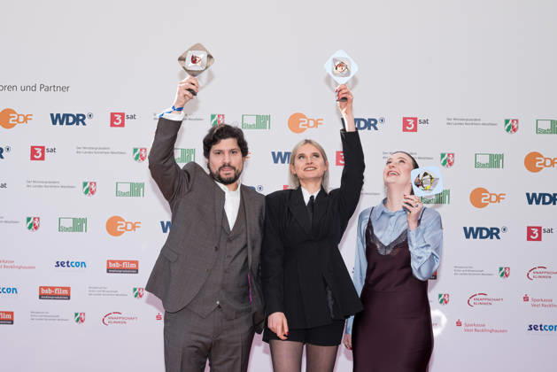 Marie Lina Smyrek, Canberk Köktürk, Grimme-Preis 2026: Prominenz und starke Bilder von der Gala in Marl - Grimme-Preis 2026: Prominenz und starke Bilder von der Gala in MarlNordrhein-Westfalen, Marl, Deutschland Copyright: 7aktuell.dex xMarcxGruber 20260424_GrimmePreisMarl-025