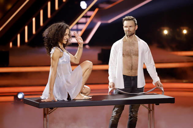 Sängerin Nadja Benaissa (No Angels) und Tänzer Vadim Garbuzov bei der siebten Tanzshow der 19. Staffel der RTL-Tanzshow Lets Dance im Coloneum. Köln, 24.04.2026 NRW Deutschland Copyright: xChristophxHardtx