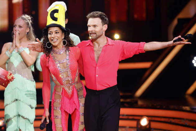 Sängerin Nadja Benaissa (No Angels) und Tänzer Vadim Garbuzov gewinnen den Discofox-Marathon bei der siebten Tanzshow der 19. Staffel der RTL-Tanzshow Lets Dance im Coloneum. Köln, 24.04.2026 NRW Deutschland Copyright: xChristophxHardtx