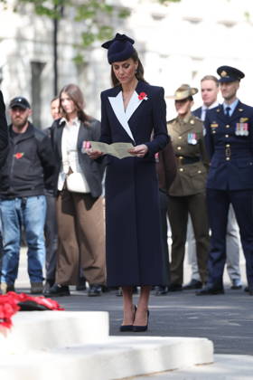 . 25 04 2026. London, United Kingdom. Kate Middleton, the Princess of Wales, at the Anzac Day service at The Cenotaph in London.  xStephenxLockx xi-Imagesx IIM-26730-0011