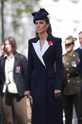 . 25 04 2026. London, United Kingdom. Kate Middleton, the Princess of Wales, at the Anzac Day service at The Cenotaph in London.  xStephenxLockx xi-Imagesx IIM-26730-0012