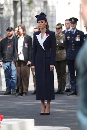 . 25 04 2026. London, United Kingdom. Kate Middleton, the Princess of Wales, at the Anzac Day service at The Cenotaph in London.  xStephenxLockx xi-Imagesx IIM-26730-0021