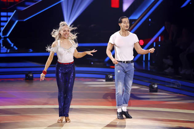 Sänger Milano (Milane Baybah) und Profitänzerin Marta Arndt bei der siebten Tanzshow der 19. Staffel der RTL-Tanzshow Lets Dance im Coloneum. Köln, 24.04.2026 NRW Deutschland Copyright: xChristophxHardtx
