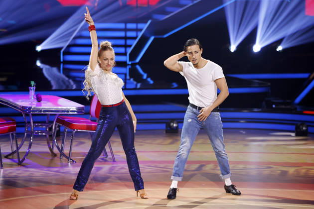 Sänger Milano (Milane Baybah) und Profitänzerin Marta Arndt bei der siebten Tanzshow der 19. Staffel der RTL-Tanzshow Lets Dance im Coloneum. Köln, 24.04.2026 NRW Deutschland Copyright: xChristophxHardtx