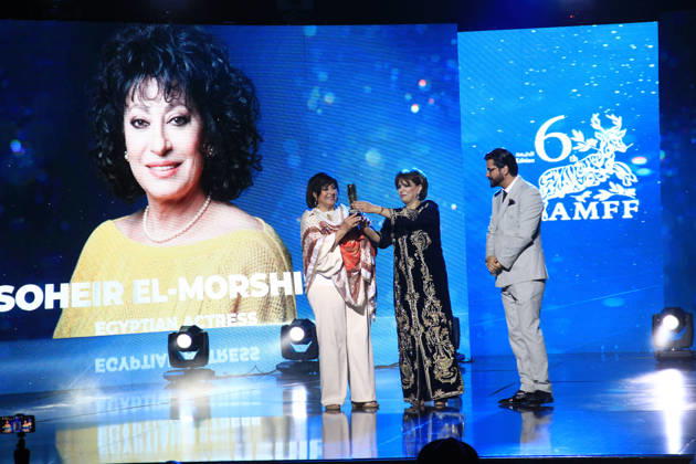6th edition of the Annaba Mediterranean Film Festival Soheir AlMorshedy Egyptian actress with Algerian Minister of Culture Malika Bendouda, at the 6th edition of the Annaba Mediterranean Film Festival, which runs until April 30, The festival will feature 55 films from 20 countries around the Mediterranean, and will be distinguished by the premiere screenings of 13 foreign films and 53 Algerian films, Annaba, Algeria April 24, 2026 Photo By Mohamed Ali APP Annaba Algeria Copyright: xAlgÃ riexPressexPhotosxAPPxMohamedxAlix xAPPx IMG_9770.jpeg