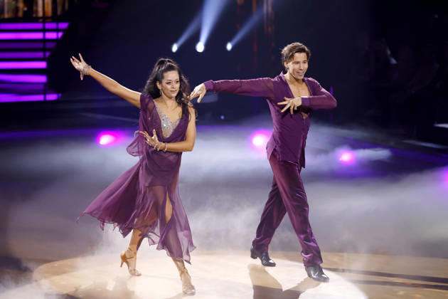 Internetpersönlichkeit Joel Mattli und Tänzerin Malika Dzumaev bei der siebten Tanzshow der 19. Staffel der RTL-Tanzshow Lets Dance im Coloneum. Köln, 24.04.2026 NRW Deutschland Copyright: xChristophxHardtx