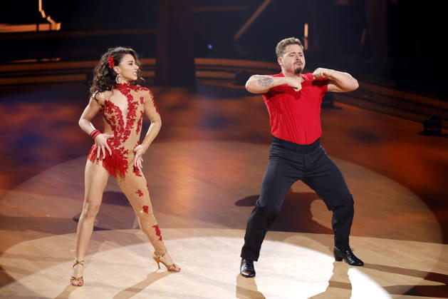Schlagzeuger Gustav Schäfer (Tokio Hotel) und Tänzerin Anastasia Maruster bei der siebten Tanzshow der 19. Staffel der RTL-Tanzshow Lets Dance im Coloneum. Köln, 24.04.2026 NRW Deutschland Copyright: xChristophxHardtx