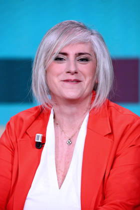 Milan, TV show Tv Talk , Rai3, - Anna Bisogno  Copyright: xAlbertoxTerenghix xipa-agency.netx xComi Terenghix IPA_Agency_IPA74223347
